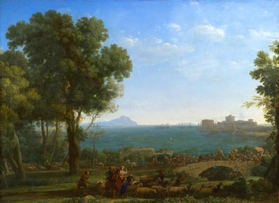 Slag op de Brug door Claude Lorrain